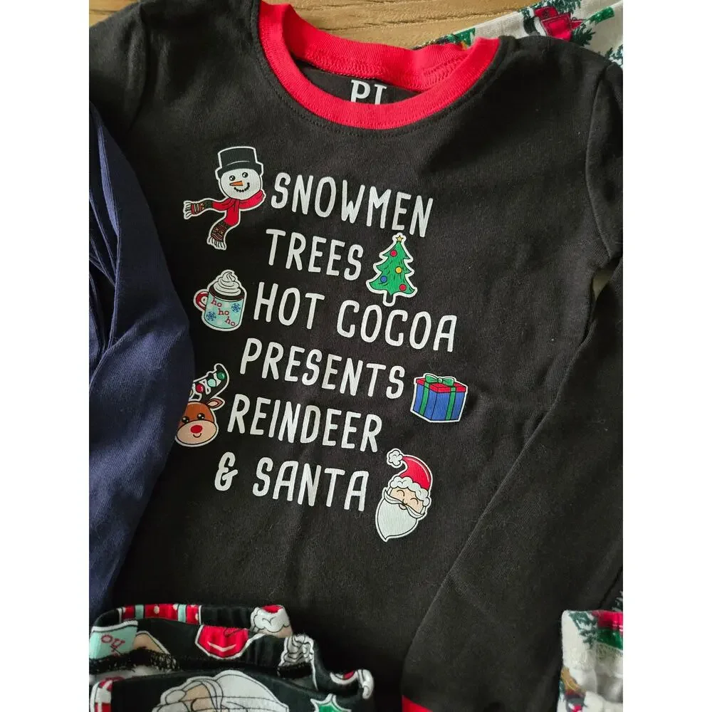Children's Place Christmas Pajama Bundle sz 5T